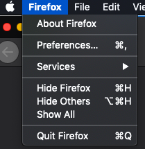 where are proxy settings for firefox os x